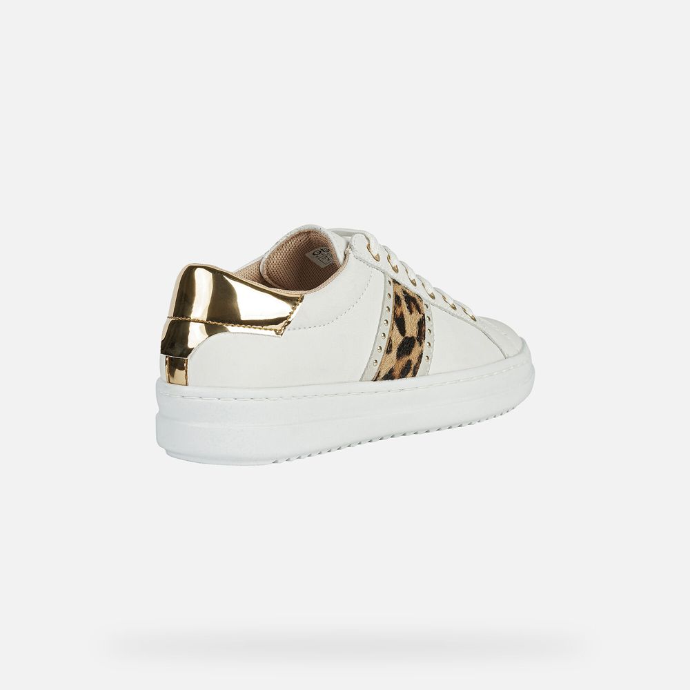 Geox Bayan Spor Ayakkabı Beyaz - Pontoise - LYR-791302